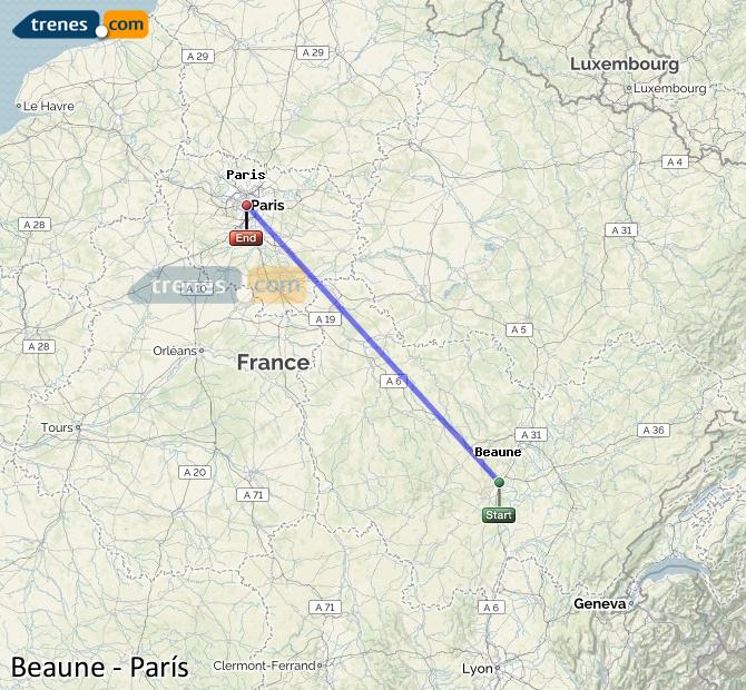 Cheap Beaune to Paris trains tickets from 30 00 Trenes