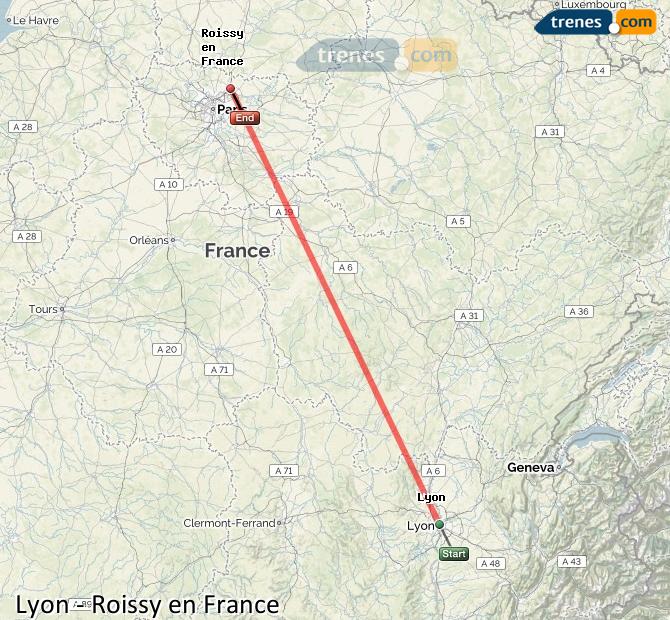 Trenes Lyon Roissy En France Baratos Billetes Desde 4500 € 2723