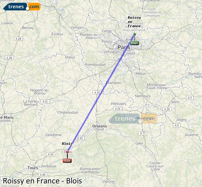 Trenes Roissy En France Blois Baratos Billetes Desde 7270 € 0431