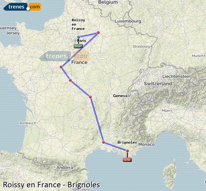 Trenes Roissy En France Brignoles Baratos Billetes Desde 9420 € 2498